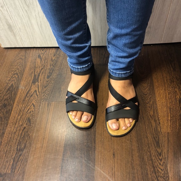 Natural Soul Naturalizer Black Sandals Comfort - Picture 3 of 4